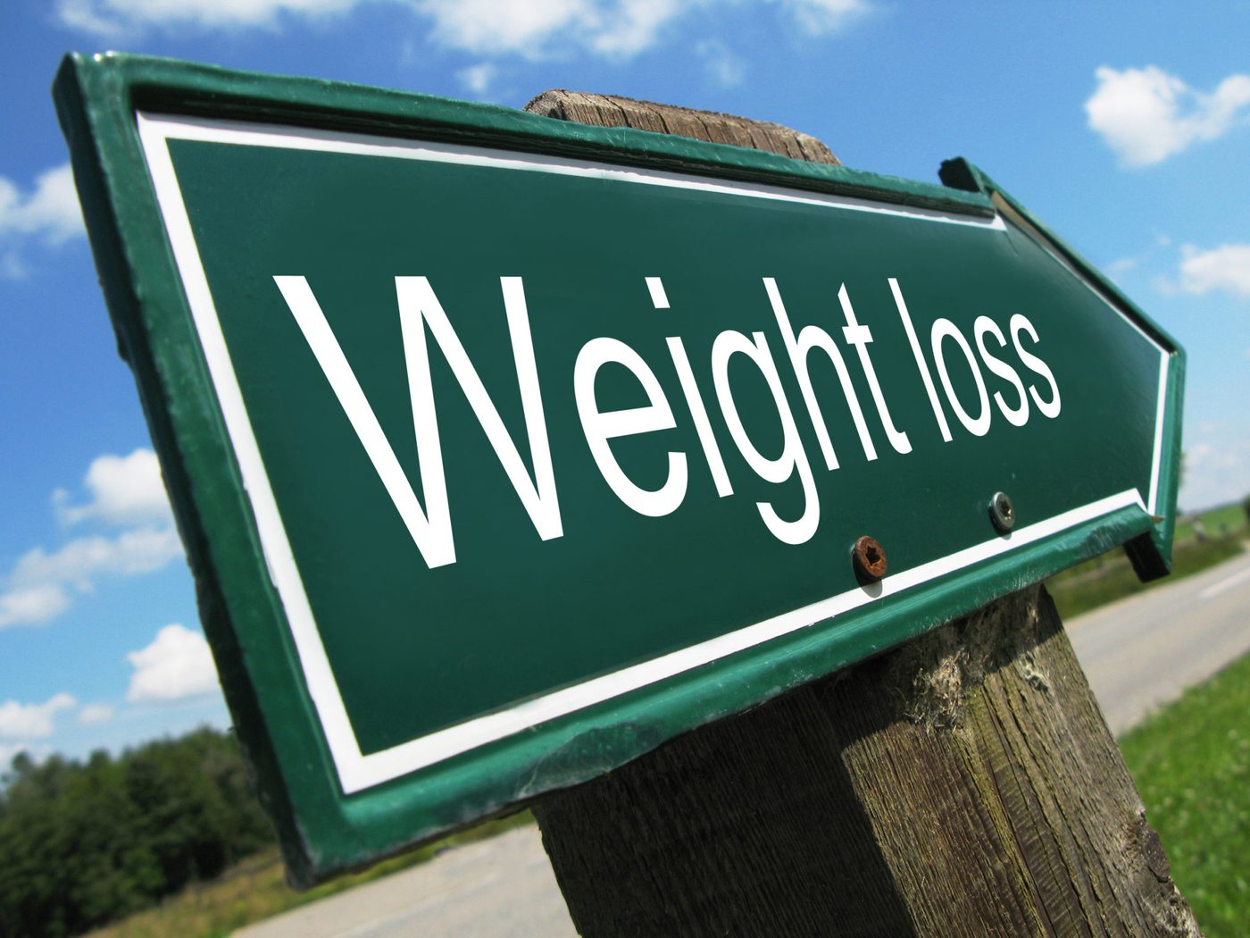 Weight loss sign