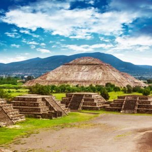 Pyramids of the Sun and Moon, Teotihuacan, Mexico